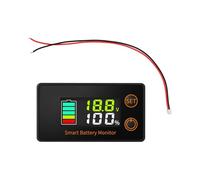 Unidades de monitor de voltaje digital de respuesta rápida con bajo consumo de energía y alta precisión para varios tipos de batería, medidor de voltaje de batería de coche