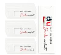 Unidades de Regalo de Agradecimiento,25pcs Du Hast Ein | Dickes Danke Verdient Verpackung Funda de Fieltro, Embalaje de Regalo,für Lehrarbeiter Freunde Kollegen