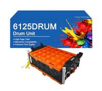 Unidades de Tambor 676K05360 de Alto Rendimiento para impresoras Xerox Phaser 6125, 6128MFP, 6130, 6140N y 6500DN. Fáciles de Instalar y Usar.,676K05360-1Set