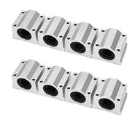 Unidades lineales de bloque deslizante de rodamientos de bolas, diámetro de 16 mm (SCS16UU paquete de 8)