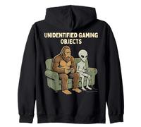 Unidentified Gaming Objects Bigfoot Alien Video Games Sudadera con Capucha