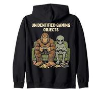 Unidentified Gaming Objects Bigfoot Alien Video Games Sudadera con Capucha