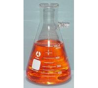 Unidos científica fg5340 - 500 vidrio de borosilicato pared resistente perno en forma de matraz de filtración, cuello con tubulation, 500 ml de capacidad