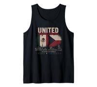 Unidos Más Allá de Las Fronteras México República Checa Dos Naciones Camiseta sin Mangas
