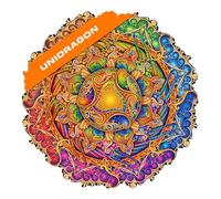 UNIDRAGON Rompecabezas Originales de Madera - Mandala Abundancia Inagotable, 700 Piezas, Tamaño Grande 45 x 45 cm, Bonito Paquete de Regalo, Forma Única, Mejor Regalo para Adultos y Niños