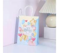 Unids Feliz Cumpleaños Bolsa de Regalo de Papel con Asa Feliz Cumpleaños Fiesta Dulces Bolsas de Embalaje Niños Fiesta de Cumpleaños Favores Bolsas-4pcs_a-15x21x8cm 4pcs
