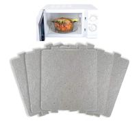 Unids Set placa de mica para microondas, 5 Piezas Hoja de mica, placa mica microondas universal, adecuado para horno de microondas con plato giratorio 99%, Accesorio para hogar cocina oficina comedor