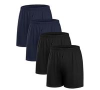 Uniexcosm Ropa Interior Hombre Boxer Brief - Calzoncillos Hombre Boxer Algodon Hombre Pack,con Bragueta,Transpirables,Suaves Y EláSticos,Sostenible,2 Negro 2,XL
