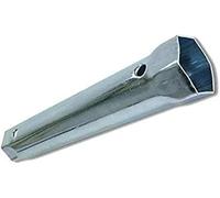 Unifizz 1 llave tubular de caja métrica, herramienta de barra de torsión para reparación e instalación, 23,6 mm con tapa cuadrada