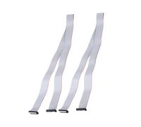 Unifizz 2 cables planos IDC de 24 pines, paso de 2,54 mm, 100 cm de longitud, conector FC a FC, cable de puente tipo A para placa base de PC, impresora 3D, pantalla LED