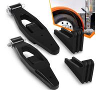 Unifizz Base de pestillo de capó para Peterbilt 379 378 377 357 389 367 388 389 para Kenworth T300 T600 T800 W900 Peterbilt L56-0001 para Kenworth 315-5401, 2 unidades, color negro