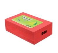 Unifizz Bloque de lija de diamante para pulido manual, grano 120, almohadilla de pulido de diamante, bloque de lijado de mano, color negro, 1 unidad