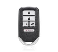 Unifizz Llavero de repuesto para mando a distancia de entrada sin llave de coche, 5 botones, llavero inteligente de proximidad para Honda Civic CR-V Pilot 2016-2018, 433 MHz, KR5V2X, chip negro 47