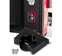 Unifizz TL01 - Limitador de portón trasero, tope de puerta trasera, pestillo de aleación de aluminio, para Jeep Wrangler JK JKU 2 2007-2018