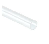 Unifizz Tubo termorretráctil de 2 mm de diámetro, 4,27 mm, ancho plano, relación 2:1, funda para cable de tubo retráctil, 10 m, transparente