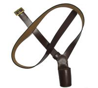 Uniform Store London Cinturón cruzado, portador de bandera, soporte para bandera, hombro derecho marrón, tamaño 193 cm, R285XL, dorado, L