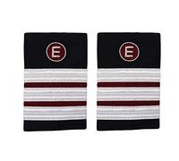 Uniform Store London Epaulette Aircraft Engineers 3 x 1/2 plateado-granate con E en granate, plata, 90