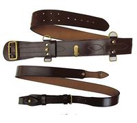 Uniform Store London - Hebilla de cinturón - para hombre marrón Brown Gold fitting 38