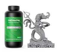 UNIFORMATION Líquido de resina 3D fotopolímera de curado UV con alta precisión para impresión SLA/LCD/DLP HD Gris 2KG