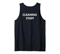 Uniforme de Conserje de custodio del Personal de Limpieza (Solo Impreso en Caja) Camiseta sin Mangas