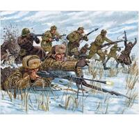 Uniforme De Invierno De La Infantería Rusa Kit De Plástico 1:72 Modelo ITALERI