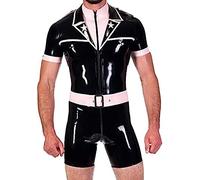 Uniforme De Látex Para Cosplay, Bodys Negros Y Rosas, 0,4mm, Personalizado,personalizar,L