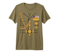 Uniforme de Oficial General de dictador Militar, Disfraz de Halloween Camiseta Premium