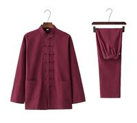 Uniforme de Tai Chi,Artes Marciales Ropa,Kung Fu Uniformes,Marciales Kung Fu Camisetas Tang,Trajes ligeros para meditación y qigong,CóModo Y Transpirable,para Entrenamiento y competición