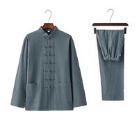 Uniforme de Tai Chi,Artes Marciales Ropa,Kung Fu Uniformes,Marciales Kung Fu Camisetas Tang,Trajes ligeros para meditación y qigong,CóModo Y Transpirable,para Entrenamiento y competición