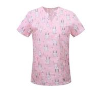 Uniforme Enfermera Camisetas de uniforme médico for clínicas veterinarias, hospitales, enfermería, odontología, cirugía(Color 1,XXL)
