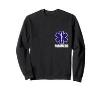 Uniforme paramédico de Servicio EMT Estrella de la Vida Delantera y Trasera Sudadera