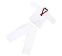 Uniforme Tradicional de Taekwondo, Uniforme de Taekwondo Ventilado de Algodón Duradero, Ampliamente Utilizado, Cómodo y Suave para Entrenamiento de Artes Marciales (M)