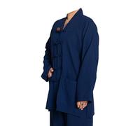 Uniformes de artes marciales tradicionales, Traje Chino Hombre Negro Azul Varias Tallas(Blue,3XL)