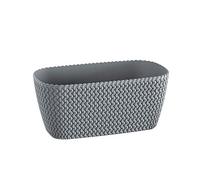 UniFramPro Prosperplast Maceta Rectangular 7,4L Splofy de plastico en Color Gris, 39,7 (Largo) x 18 (Ancho) x 14,5 (Alto) cms