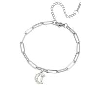 unift Media Luna Triple Diosa Pulseras para Mujeres Hombres de Acero Inoxidable Pagan Media Luna con Hécate Fertilidad Marzo Diosa Pulsera Wicca Joyería (plata)
