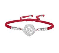 unift Pulsera celta con pentagrama para mujer y hombre, colgante gótico de acero inoxidable con pentagrama, regalo de cumpleaños para seres queridos y amigos. (plata-R)