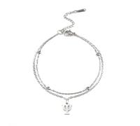 UNIFT Pulsera con símbolo psicológico para mujer, acero inoxidable, letras iniciales del alfabeto griego, psicología, psicólogo, joyería de regalo para psicoterapeuta, 8.68 inches, Acero inoxidable