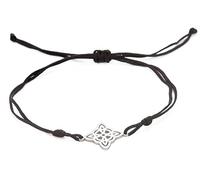 UNIFT Pulsera para mujer Celta Nudo de Bruja Magic Layered Pulsera de Acero Inoxidable Charm Mystic Double Rope Pulseras Celtas Joyería, Eine Größe, Acero inoxidable, No es una piedra preciosa