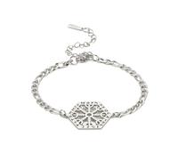 UNIFT Pulsera vikinga con brújula para mujeres y hombres, de acero inoxidable, elegante, vikingo, nórdico, 24 runas del alfabeto, pulsera con colgante de disco, amuleto, joyería de regalo, Acero