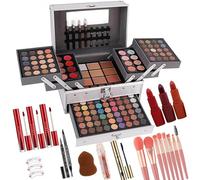 UNIFULL 132 colores todo en uno para mujeres, set completo de maquillaje profesional, set de regalo de maquillaje para mujeres, niñas y adolescentes, incluye sombra de ojos, lápiz labial, corrector,