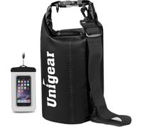Unigear Bolsa Impermeable de 2 L/5 L/10 L/20 L/30 L/40 L,Bolsa Estanca con Funda para teléfono y Correa Larga Ajustable, para Barcos, Kayak, Pesca, Rafting, natación, Snowboard