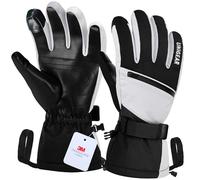 Unigear Guantes de Esquí Impermeable Super Cálido Calientes Nieve Snowboard Pantallas Táctiles Anti-Viento Antideslizante Esquiar Acampada y Senderismo Ciclismo Deportes Invierno Unisex