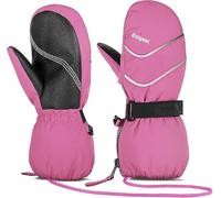 Unigear Guantes de esquí para niños, impermeables y resistentes al viento, transpirables, cálidos, para niños y niñas de 1 a 8 años