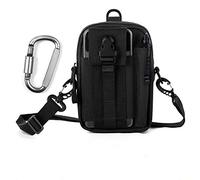 Unigear Riñonera Táctica Hombre, EDC 1000D Bolsa Cintura/Bolsa Multifuncional con Mosquetón para Ciclismo, Senderismo, Montañismo, Correr, Deportes al Aire Libre