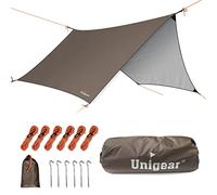 Unigear Toldo Camping Impermeable Lona Suelo Protector Aolar Anti-Viento 350 * 290cm/ 350 * 290cmToldos para Playa Tienda Hamaca Acampada Refugio Al Aire Libre