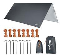 Unigear Toldo Camping Impermeable Lona Suelo Protector Aolar Anti-Viento Toldos para Playa Tienda Hamaca Acampada Refugio Al Aire Libre