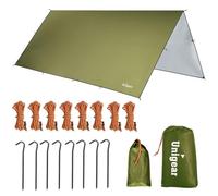 Unigear Toldo Camping Impermeable Lona Suelo Protector Aolar Anti-Viento Toldos para Playa Tienda Hamaca Acampada Refugio Al Aire Libre