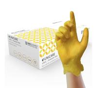 UNIGLOVES Color amarillo y Los guantes de grande de tecnología solar y atómica desechables para pies y piernas - - Juego de aerosoles para exterior 100