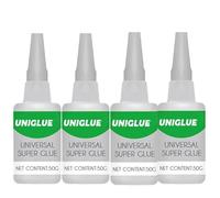 Uniglue - Pegamento universal de plástico fuerte, pegamento universal extrafuerte, 50 ml, pegamento de soldadura aceitoso de alta resistencia, pegamento universal potente, pegamento aceitoso (4