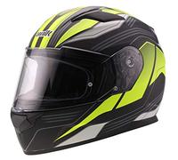 unik Ci-24 Casco integral Rider, amarillo Flour mate, S